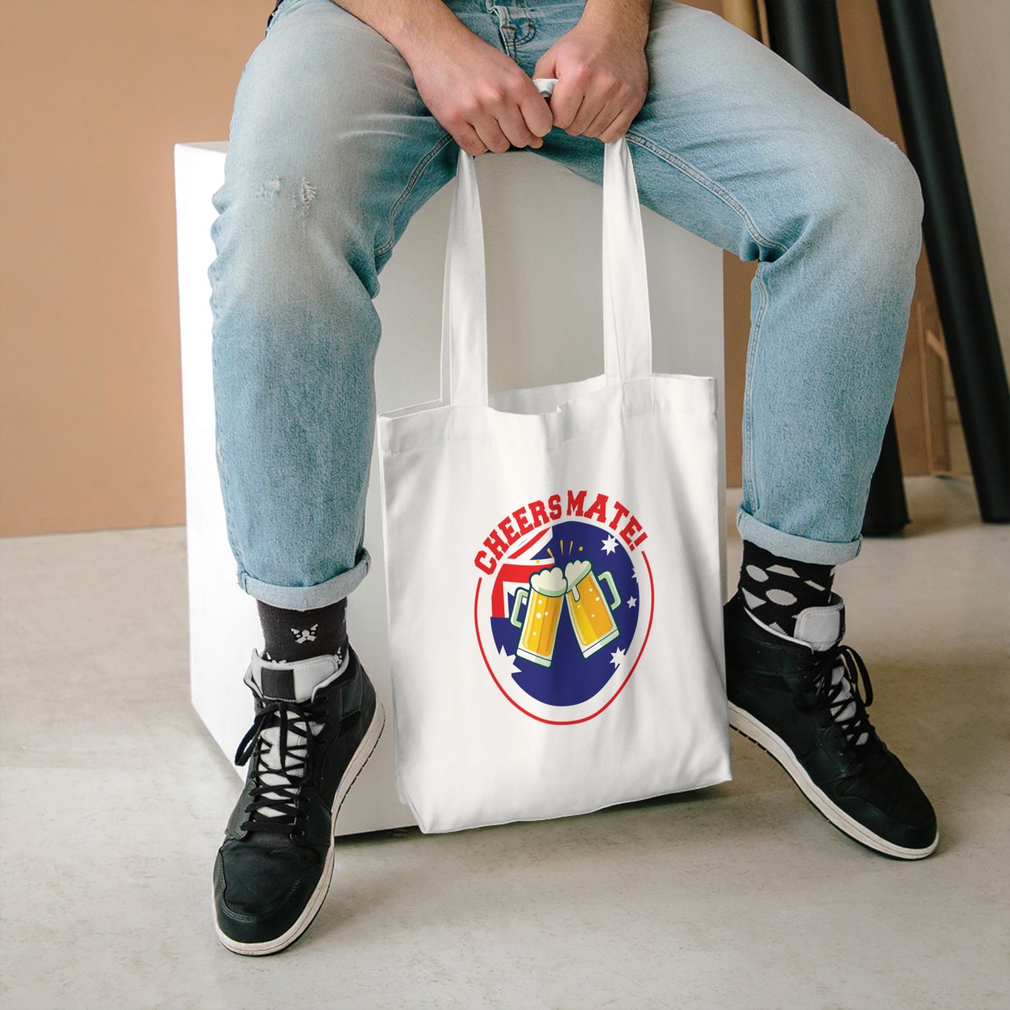 Cheers Mate Tote Bag | Aussie Pride & Fun Gift