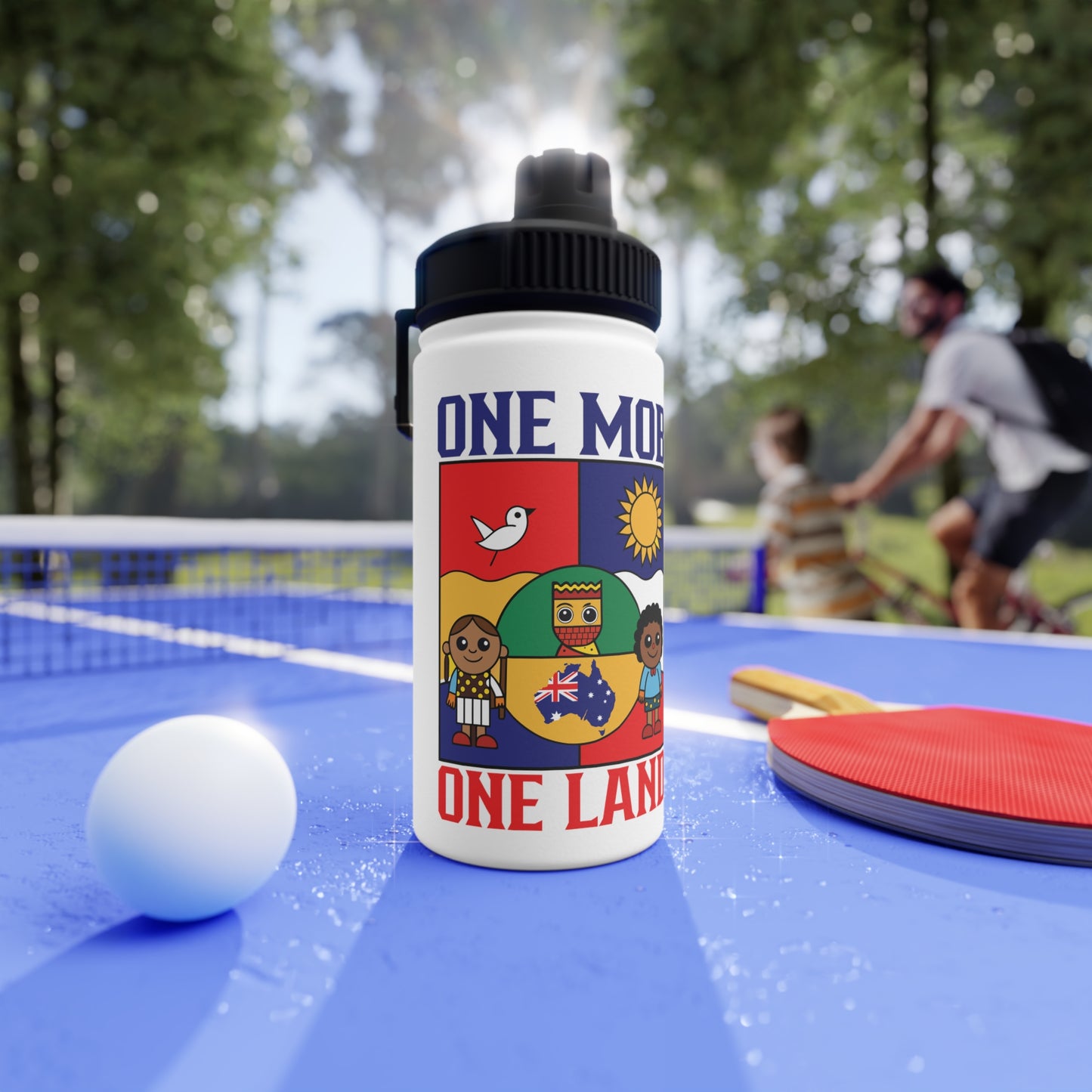 One Mob Water Bottle | Aussie Pride & Cultural Unity Flask