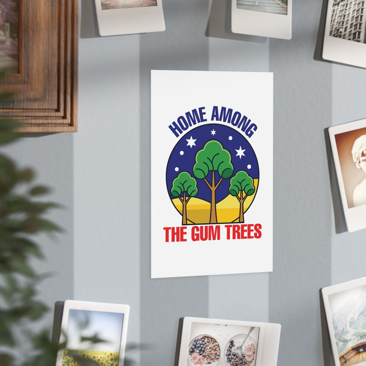 Gum Trees Poster | Australian Nature Wall Art