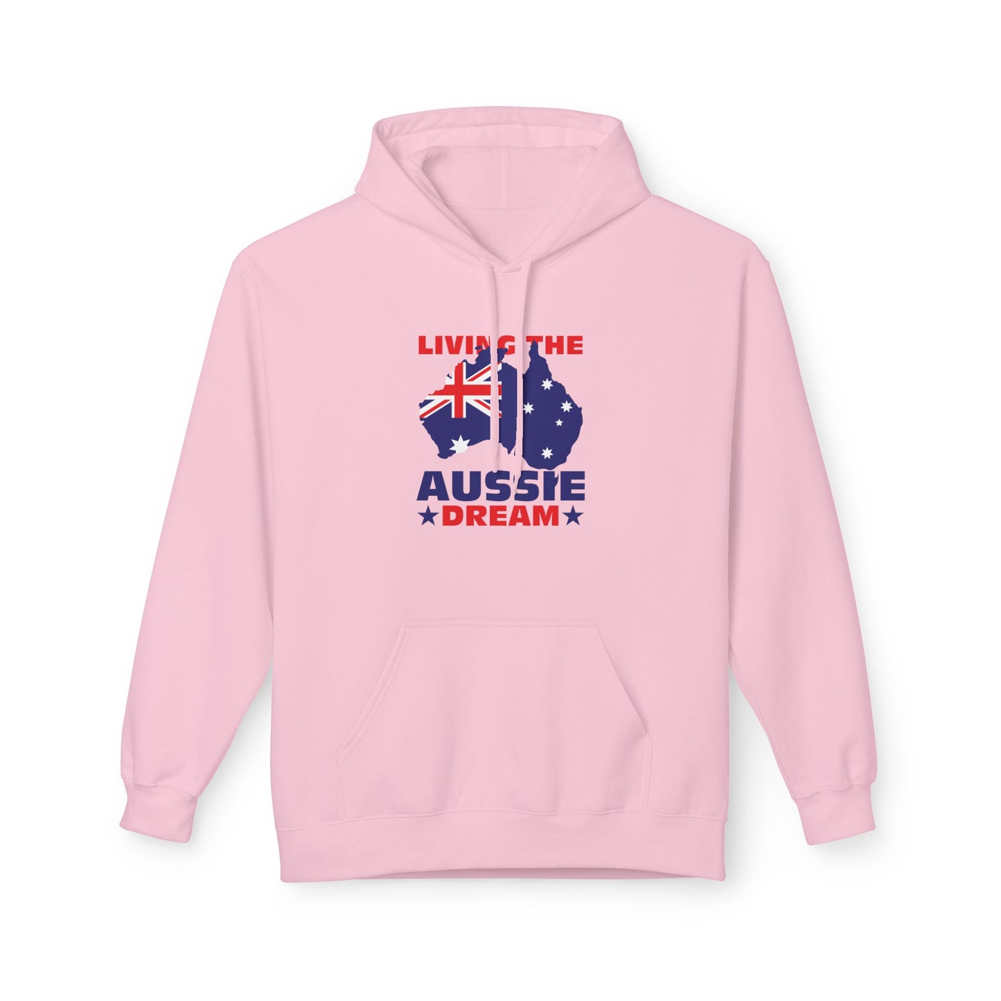 Living The Aussie Dream Hoodie | Australian Pride Unisex Fleece Hoodie | Aussie Spirit Sweatshirt – BackToClassy