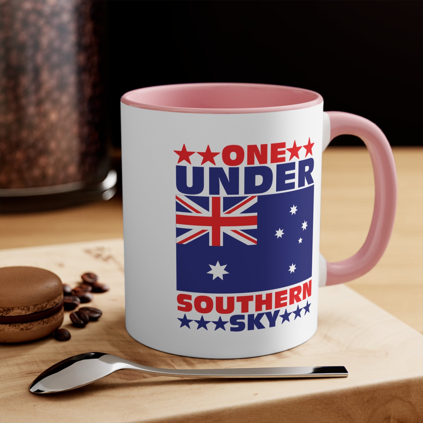 One Under Southern Sky Mug | Aussie Pride Accent Coffee Cup | Australian Unity & Spirit Gift – BackToClassy