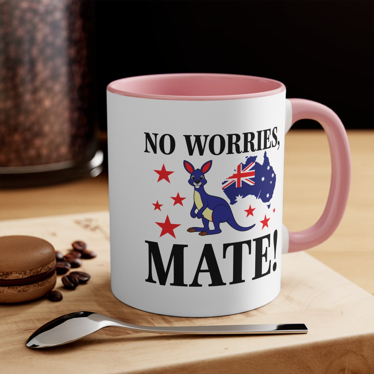 No Worries Mate Mug | Funny Aussie Pride Coffee Cup