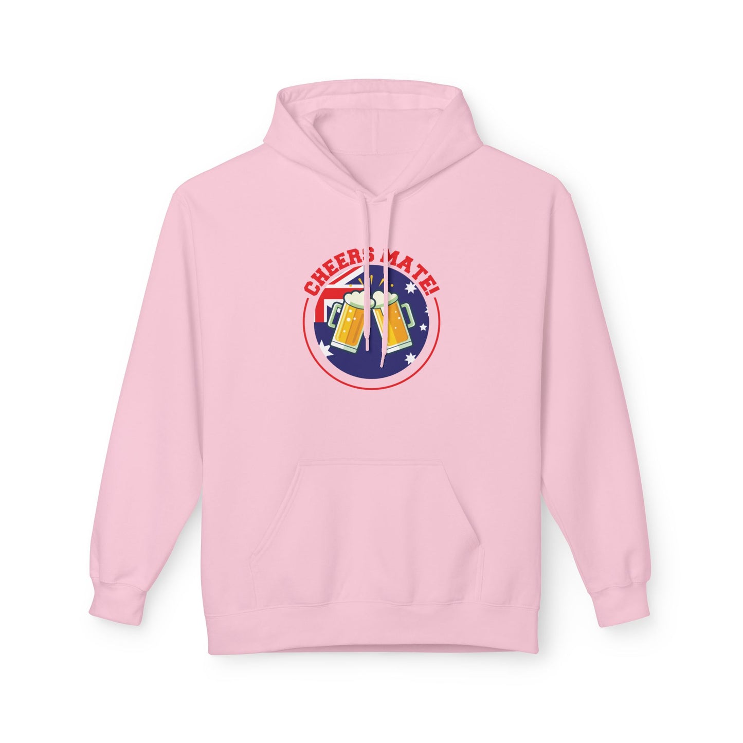 Cheers Mate! Hoodie | Aussie Slang Unisex Fleece Hoodie | Australian Pride Sweatshirt – BackToClassy