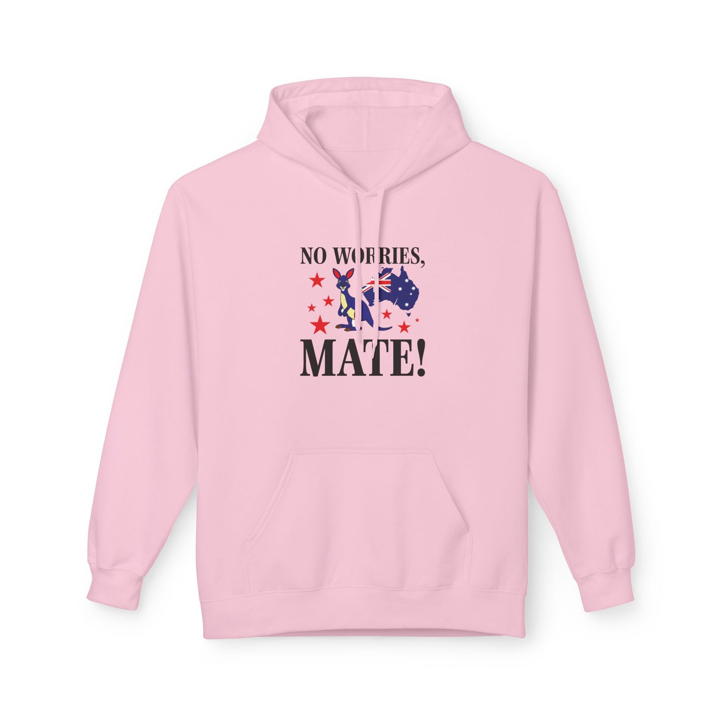 No Worries Mate! Hoodie | Aussie Pride Unisex Fleece Hoodie | Australian Spirit Sweatshirt – BackToClassy