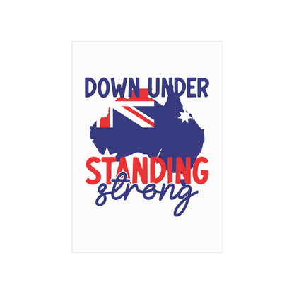 Down Under Poster | Australian Pride Wall Art