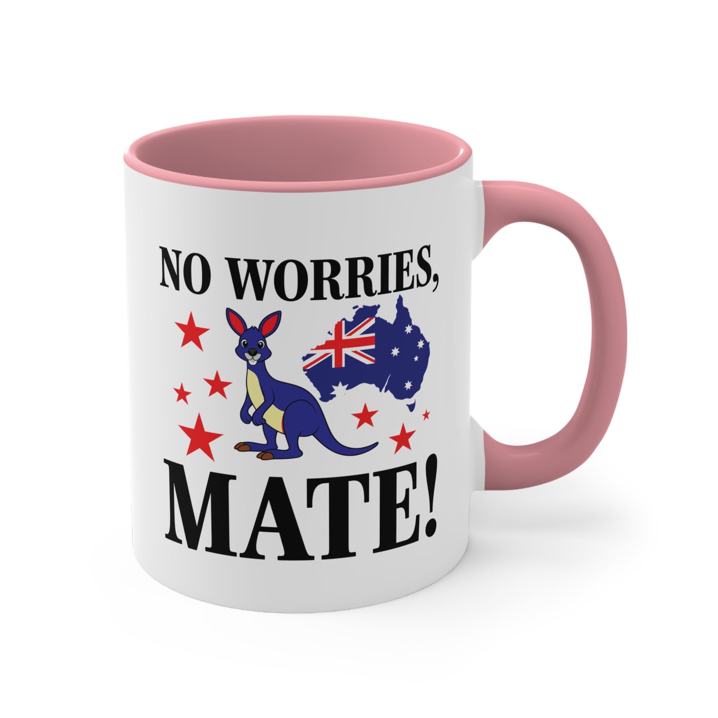 No Worries Mate Mug | Funny Aussie Pride Coffee Cup