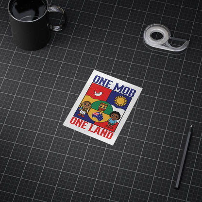 One Mob Poster | Australian Unity & Aboriginal Heritage Wall Art