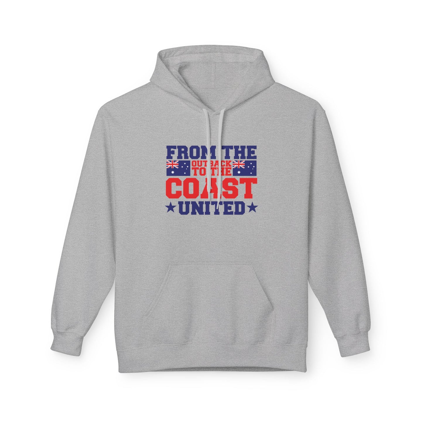 From the Outback to the Coast United Hoodie | Aussie Pride Unisex Fleece Hoodie | Australian Spirit Sweatshirt – BackToClassy