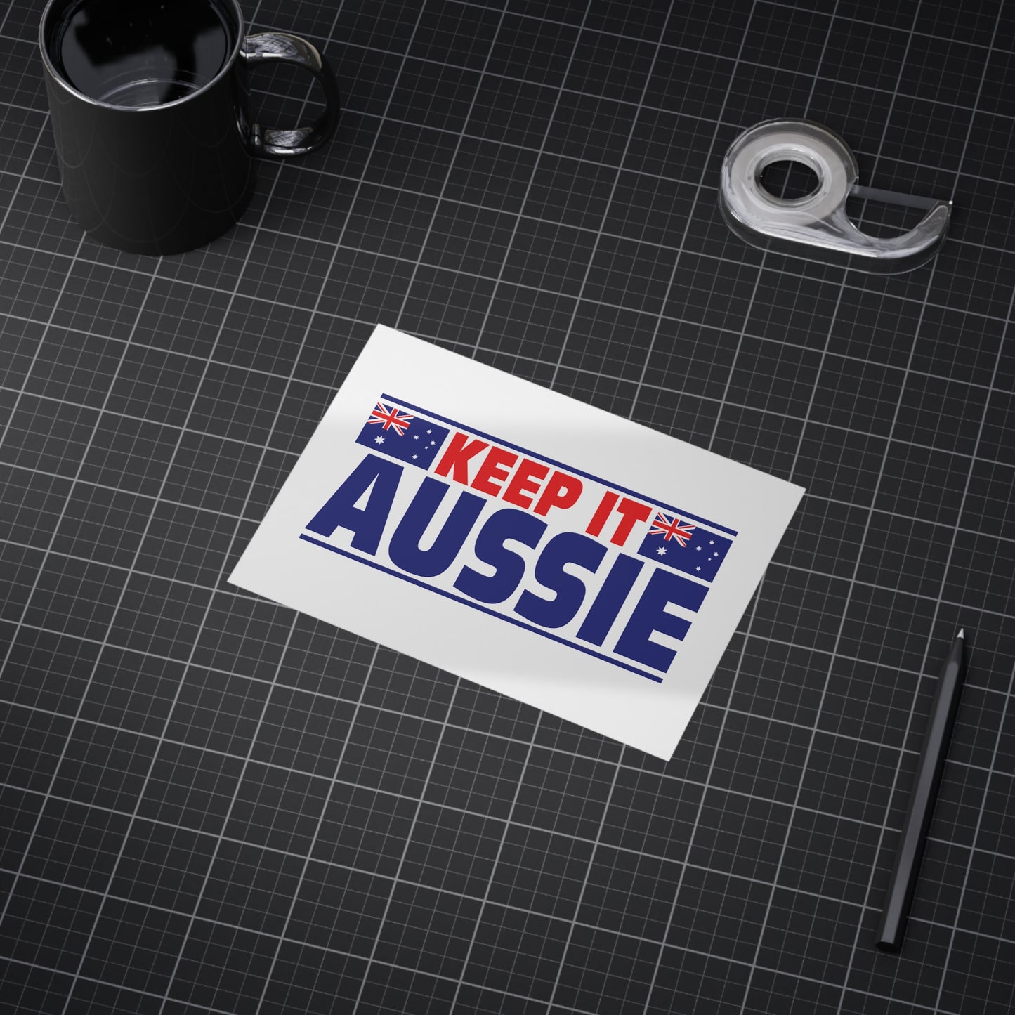 Keep It Aussie Poster | Aussie Pride Wall Art