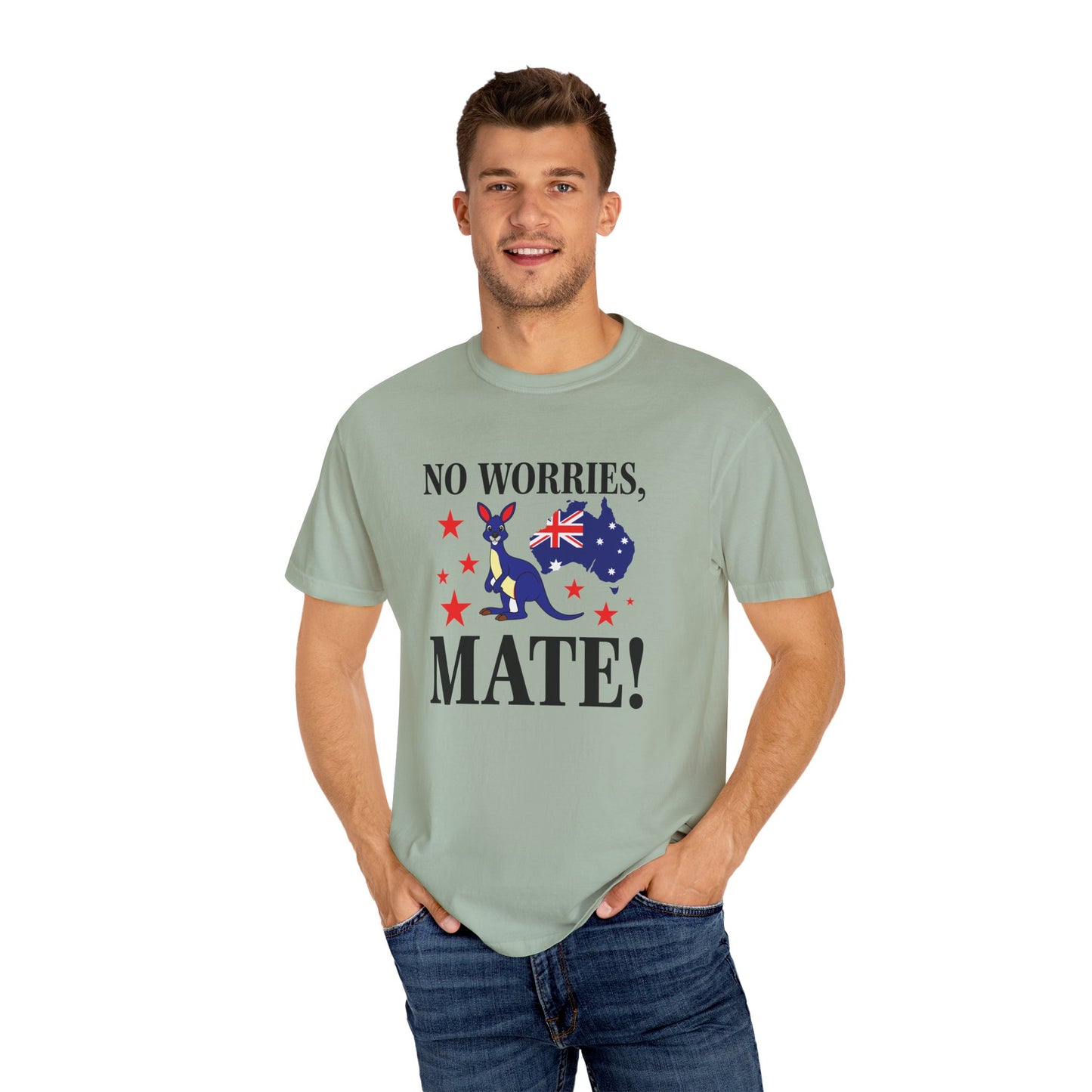 No Worries Mate! T-Shirt | Aussie Pride Unisex Tee | Australian Spirit Shirt – BackToClassy