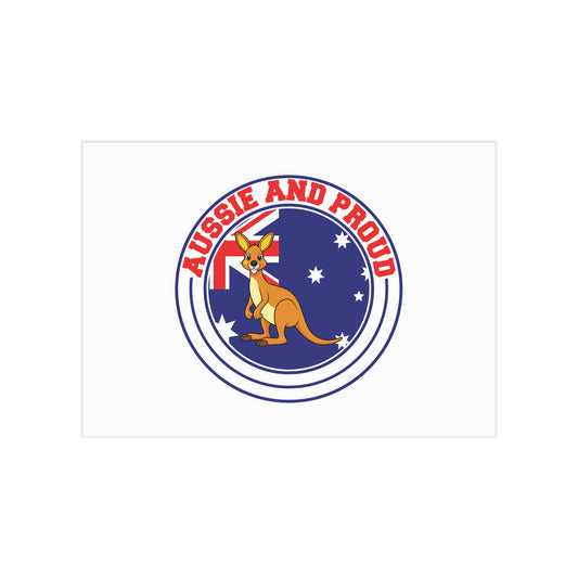 Aussie Pride Poster | Patriotic Australian Wall Art