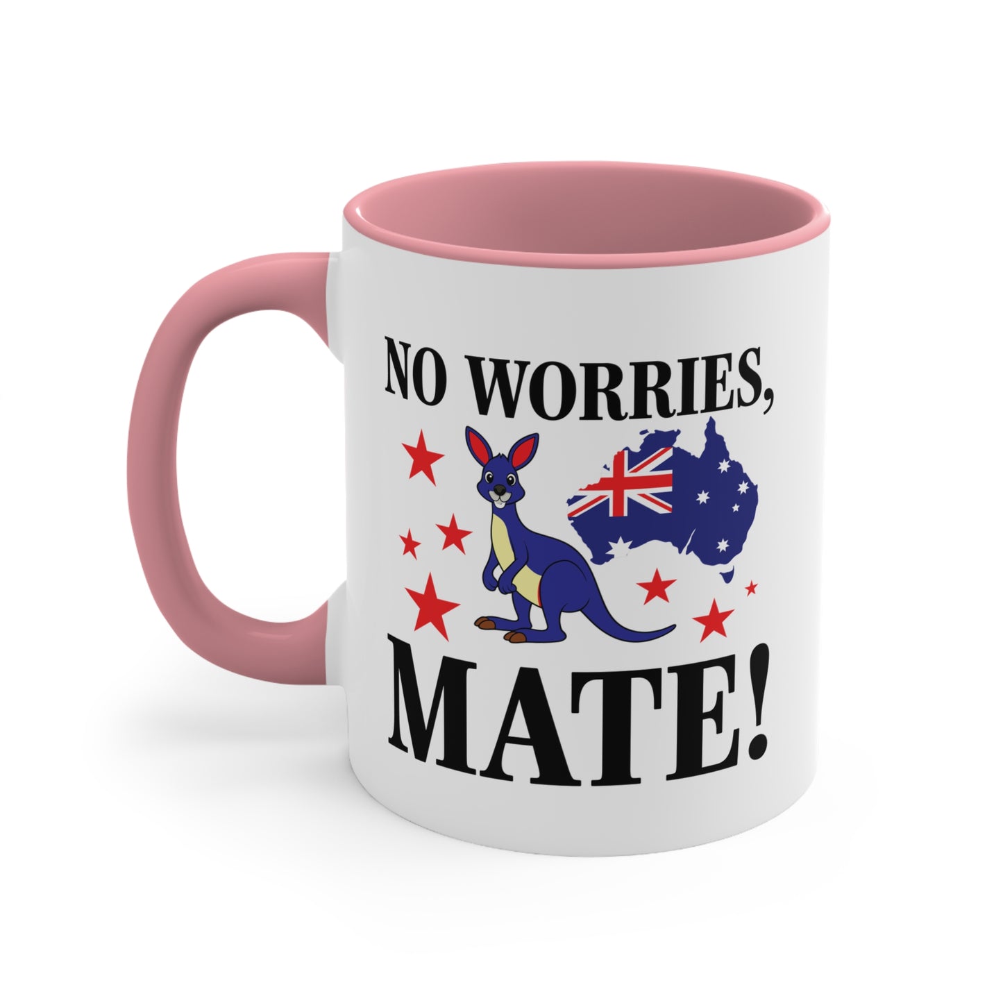 No Worries Mate Mug | Funny Aussie Pride Coffee Cup