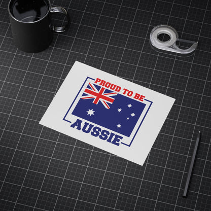 Proud Aussie Poster | Australian Pride Wall Art
