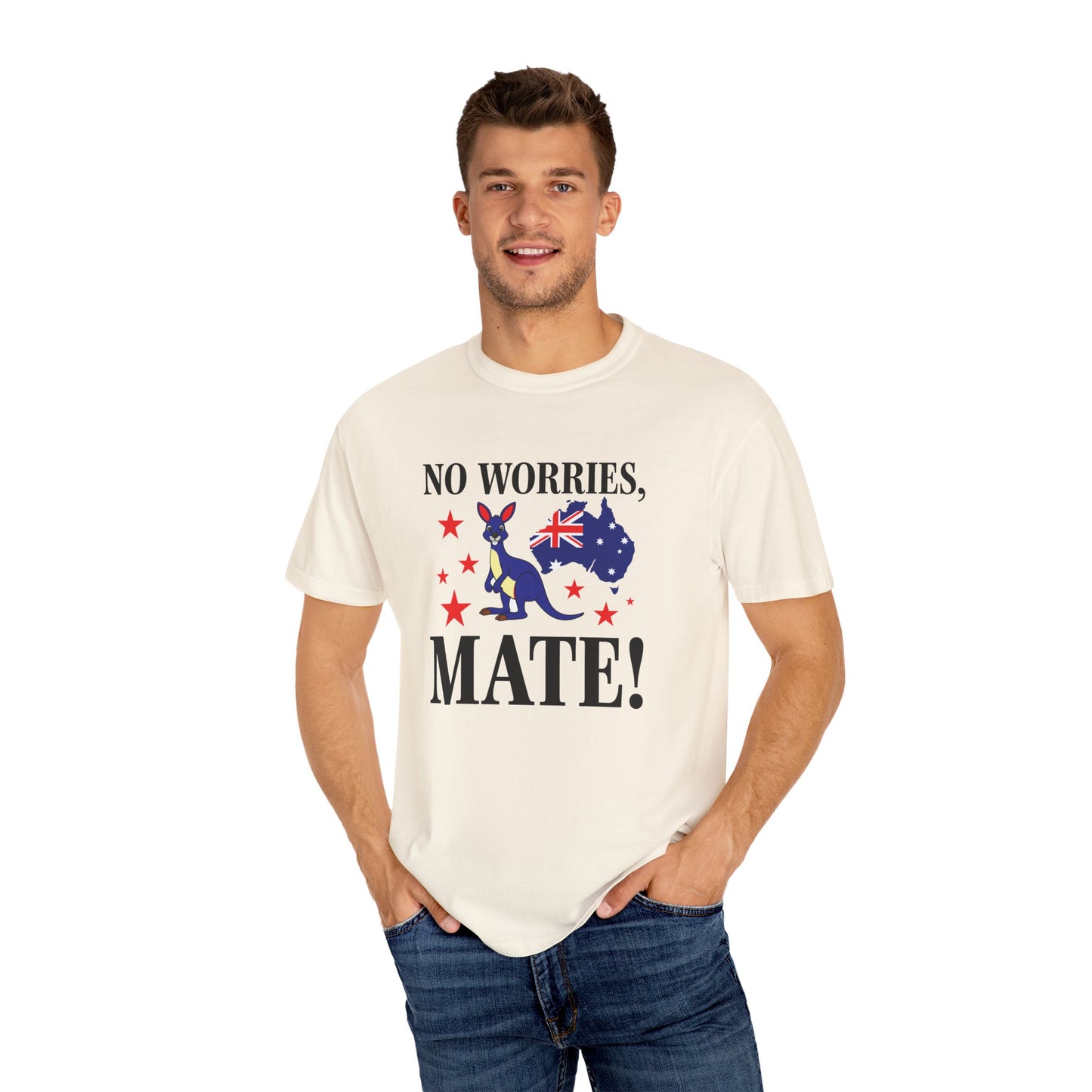 No Worries Mate! T-Shirt | Aussie Pride Unisex Tee | Australian Spirit Shirt – BackToClassy