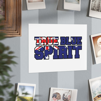 True Blue Poster | Australian Pride Wall Art