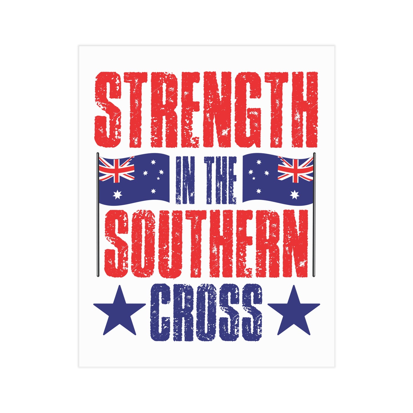Southern Cross Poster | Australian Pride Wall Art