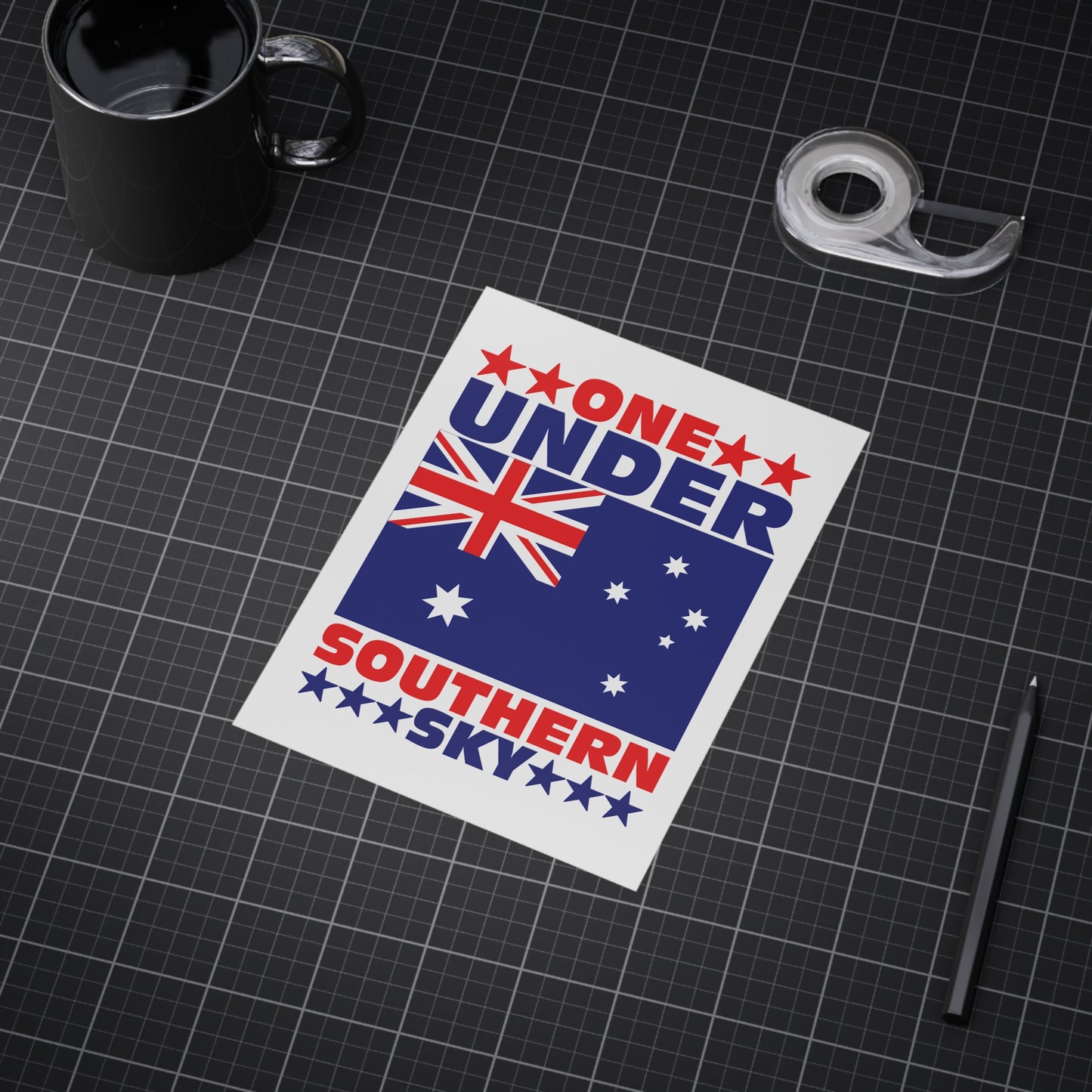 Southern Sky Poster | Australian Unity Wall Art