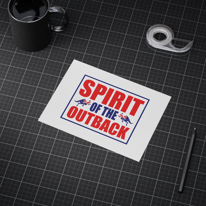Outback Spirit Poster | Australian Heritage Wall Art