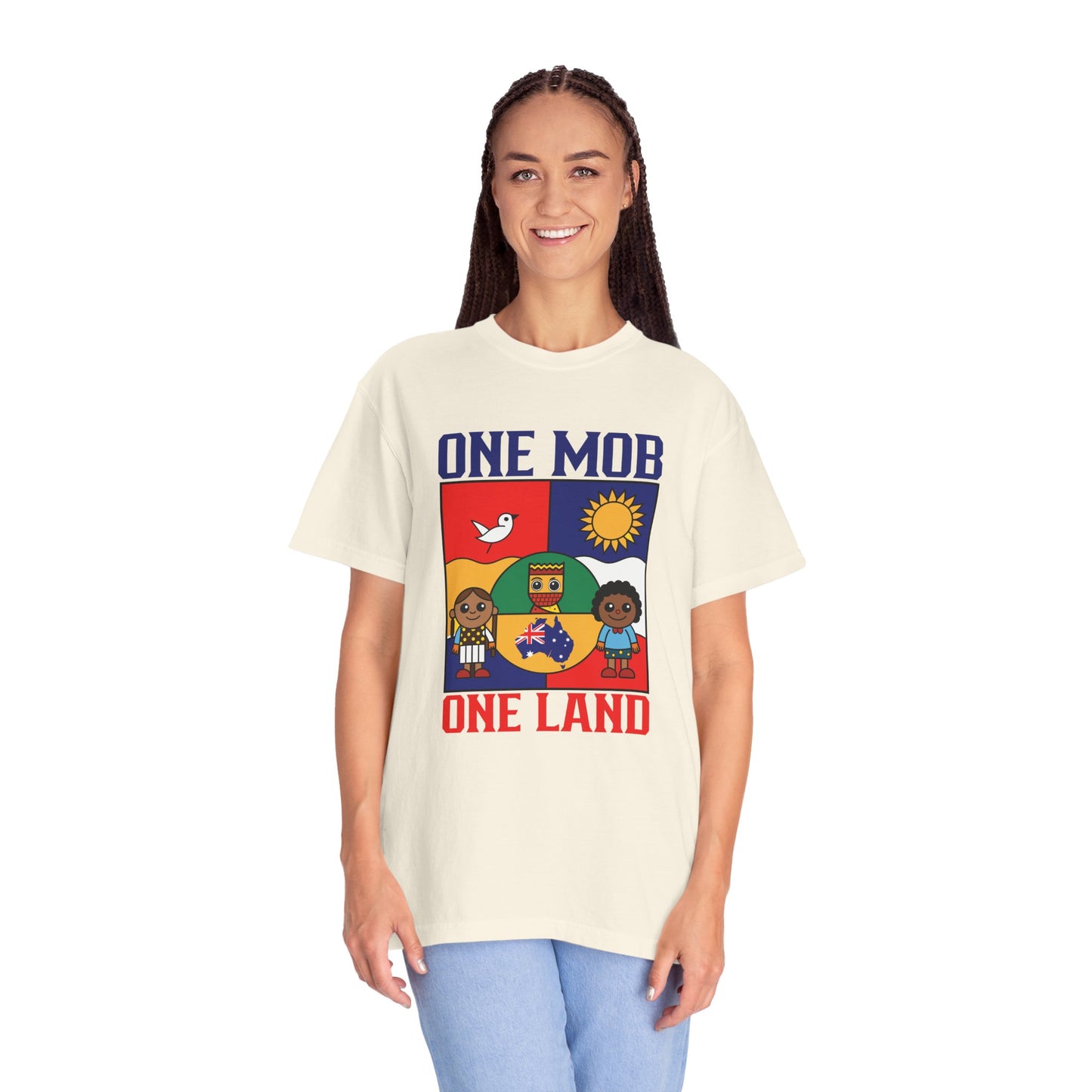 One Mob One Land T-Shirt | Aussie Pride Unisex Tee | Australian Spirit Shirt – BackToClassy