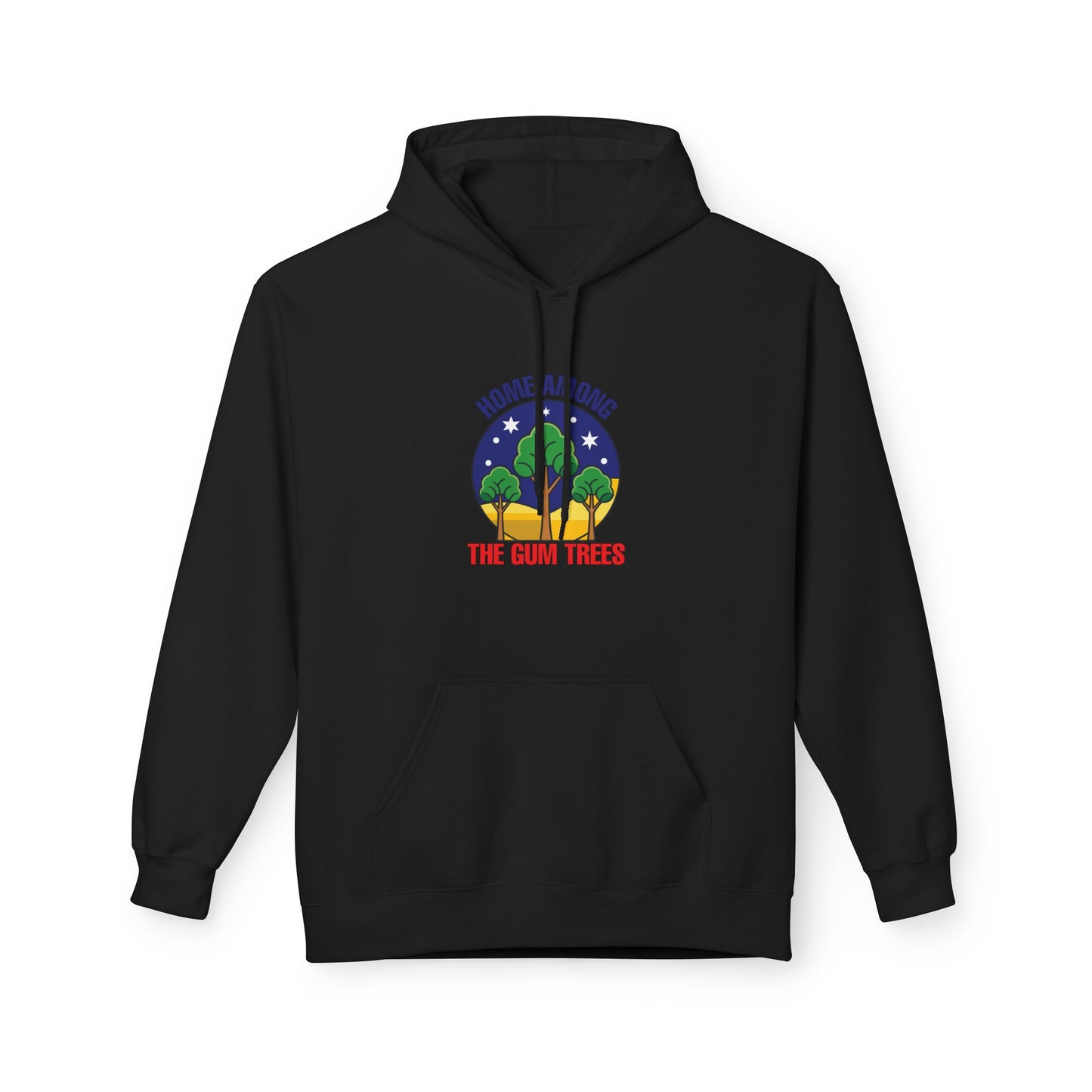 Home Among The Gum Trees Hoodie | Aussie Pride Unisex Fleece Hoodie | Australian Spirit Sweatshirt – BackToClassy