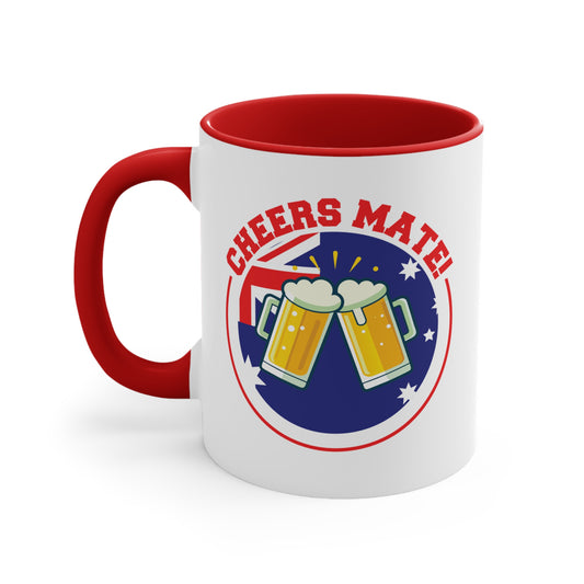 Cheers Mate Mug | Fun Aussie Coffee Cup