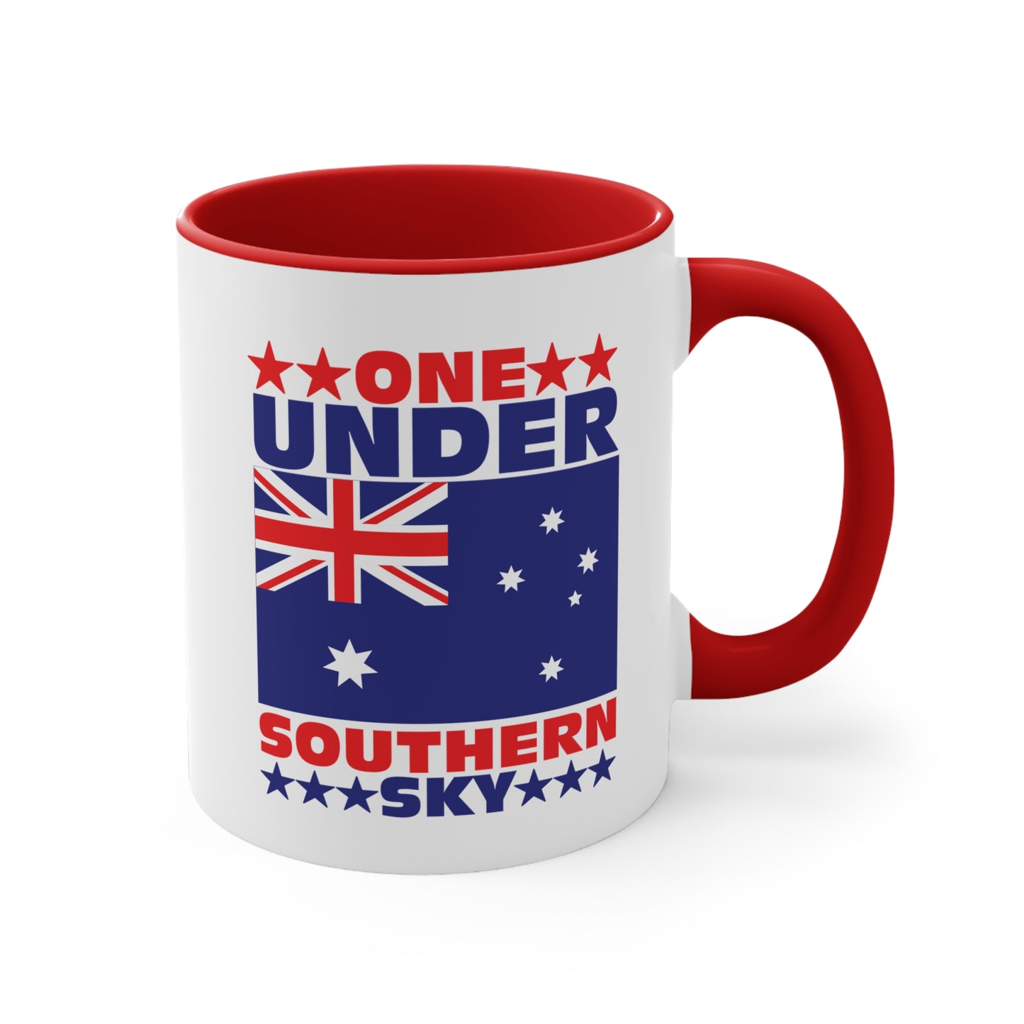 One Under Southern Sky Mug | Aussie Pride Accent Coffee Cup | Australian Unity & Spirit Gift – BackToClassy