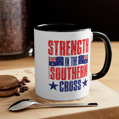 Strength in the Southern Cross Mug | Aussie Pride Accent Coffee Cup | Australian Unity & Spirit Gift – BackToClassy