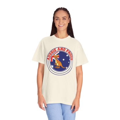 Aussie and Proud T-Shirt | Unisex Garment-Dyed Tee Celebrating Australian Pride – BackToClassy