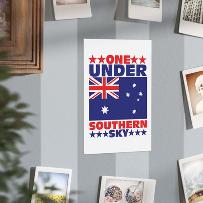 Southern Sky Poster | Australian Unity Wall Art