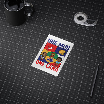 One Mob Poster | Australian Unity & Aboriginal Heritage Wall Art