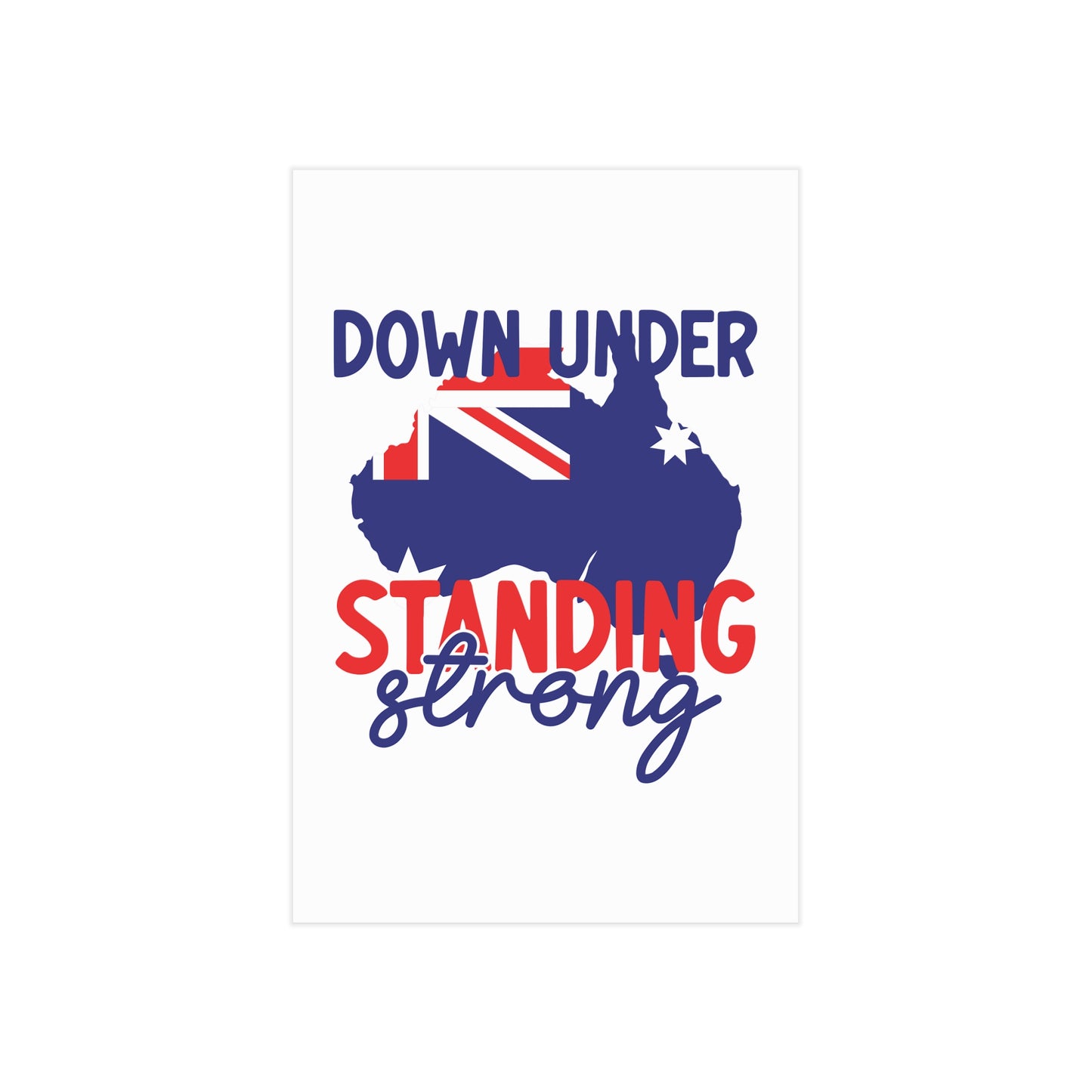 Down Under Poster | Australian Pride Wall Art