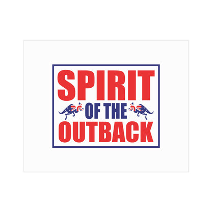 Outback Spirit Poster | Australian Heritage Wall Art