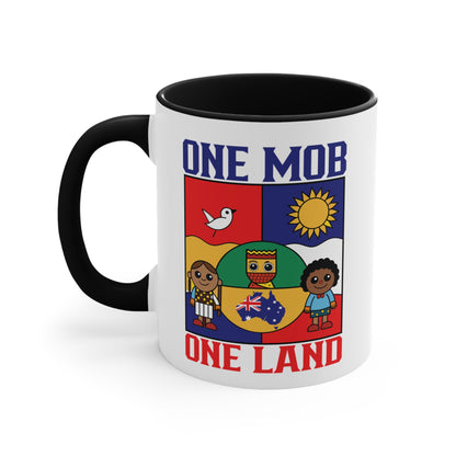 One Mob One Land Mug | Multicultural Aussie Pride Coffee Cup | Unity & Diversity Australia Accent Mug – BackToClassy