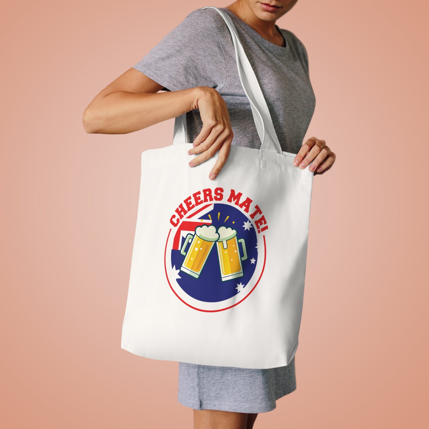 Cheers Mate Tote Bag | Aussie Pride & Fun Gift