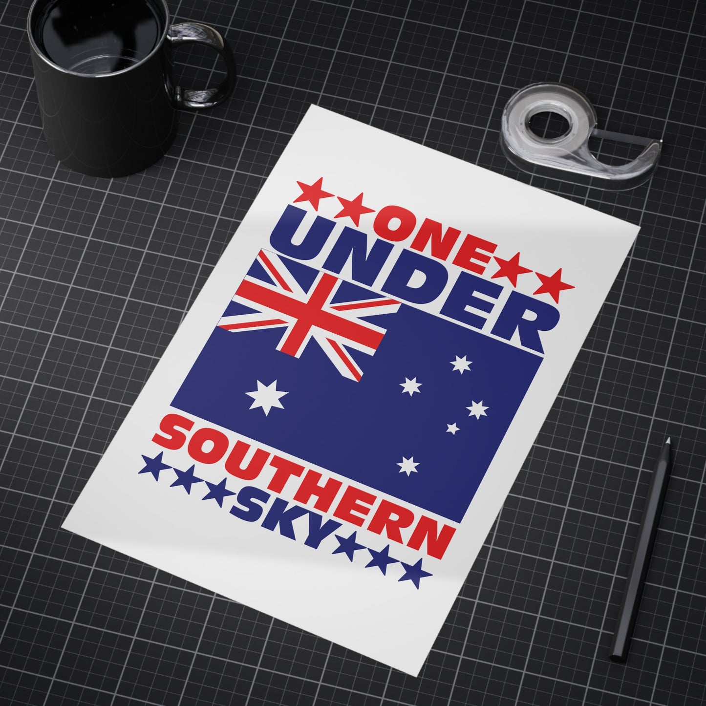 Southern Sky Poster | Australian Unity Wall Art