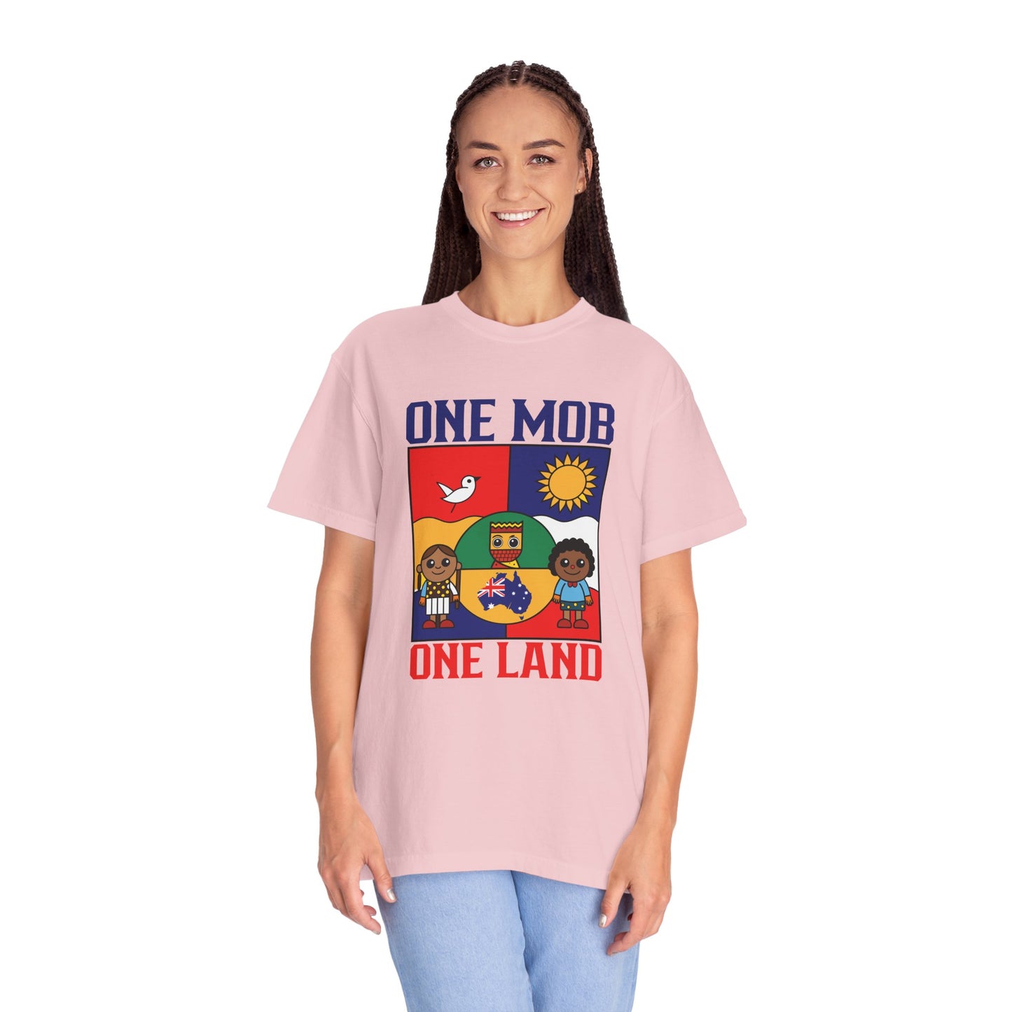 One Mob One Land T-Shirt | Aussie Pride Unisex Tee | Australian Spirit Shirt – BackToClassy