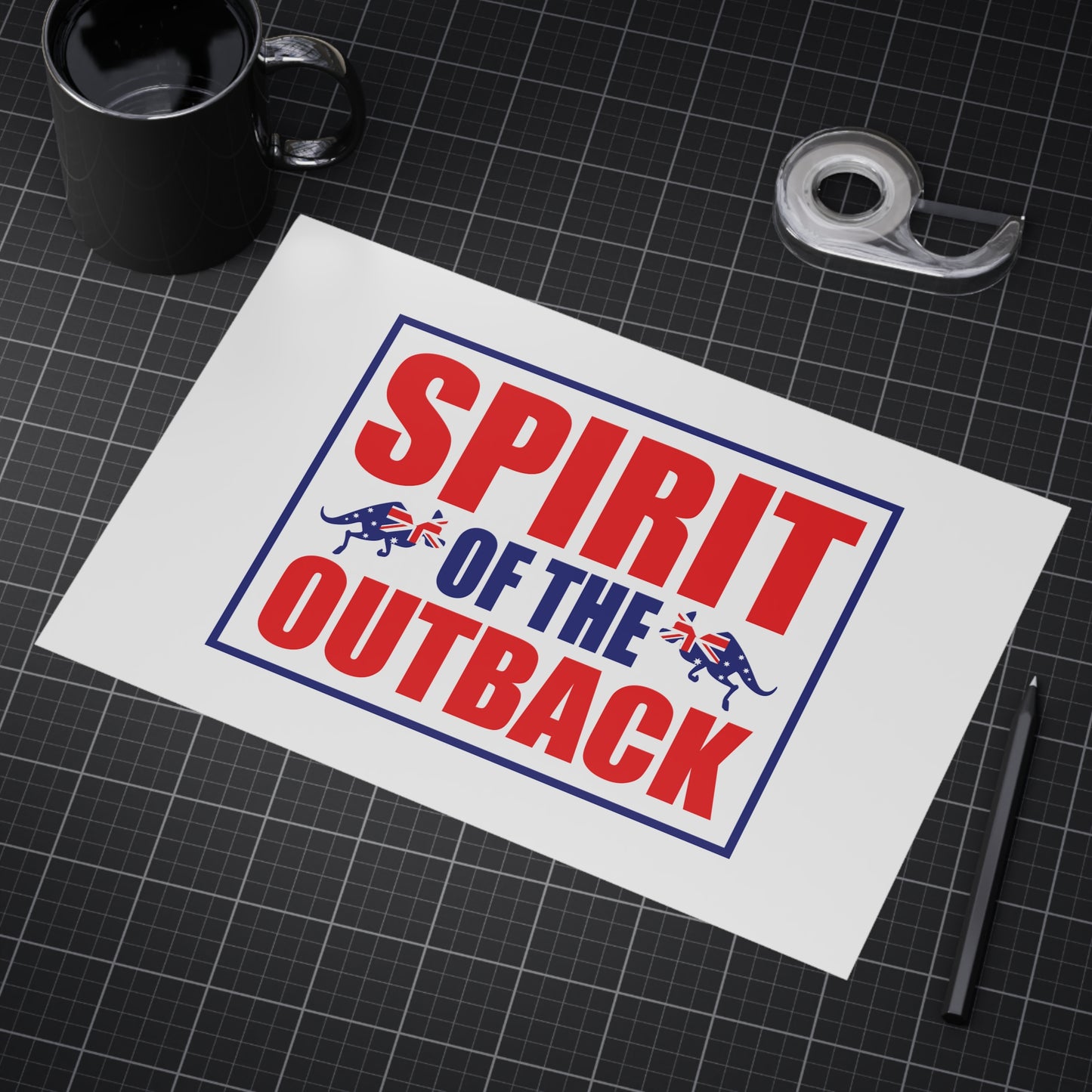 Outback Spirit Poster | Australian Heritage Wall Art