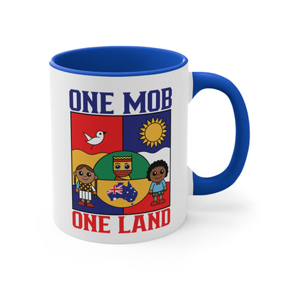 One Mob One Land Mug | Multicultural Aussie Pride Coffee Cup | Unity & Diversity Australia Accent Mug – BackToClassy