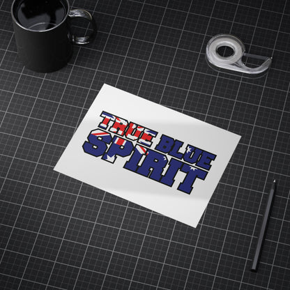 True Blue Poster | Australian Pride Wall Art