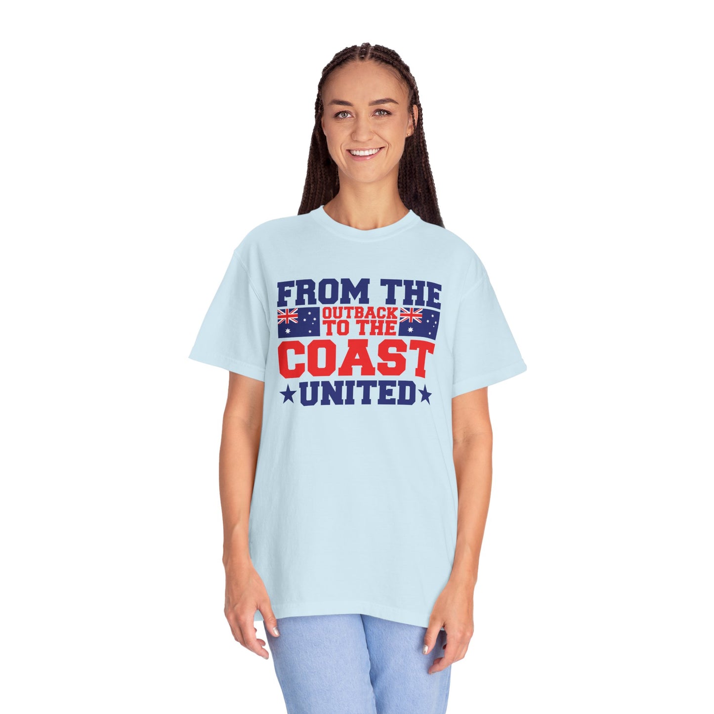 From the Outback to the Coast United T-Shirt | Aussie Pride Unisex Tee – BackToClassy