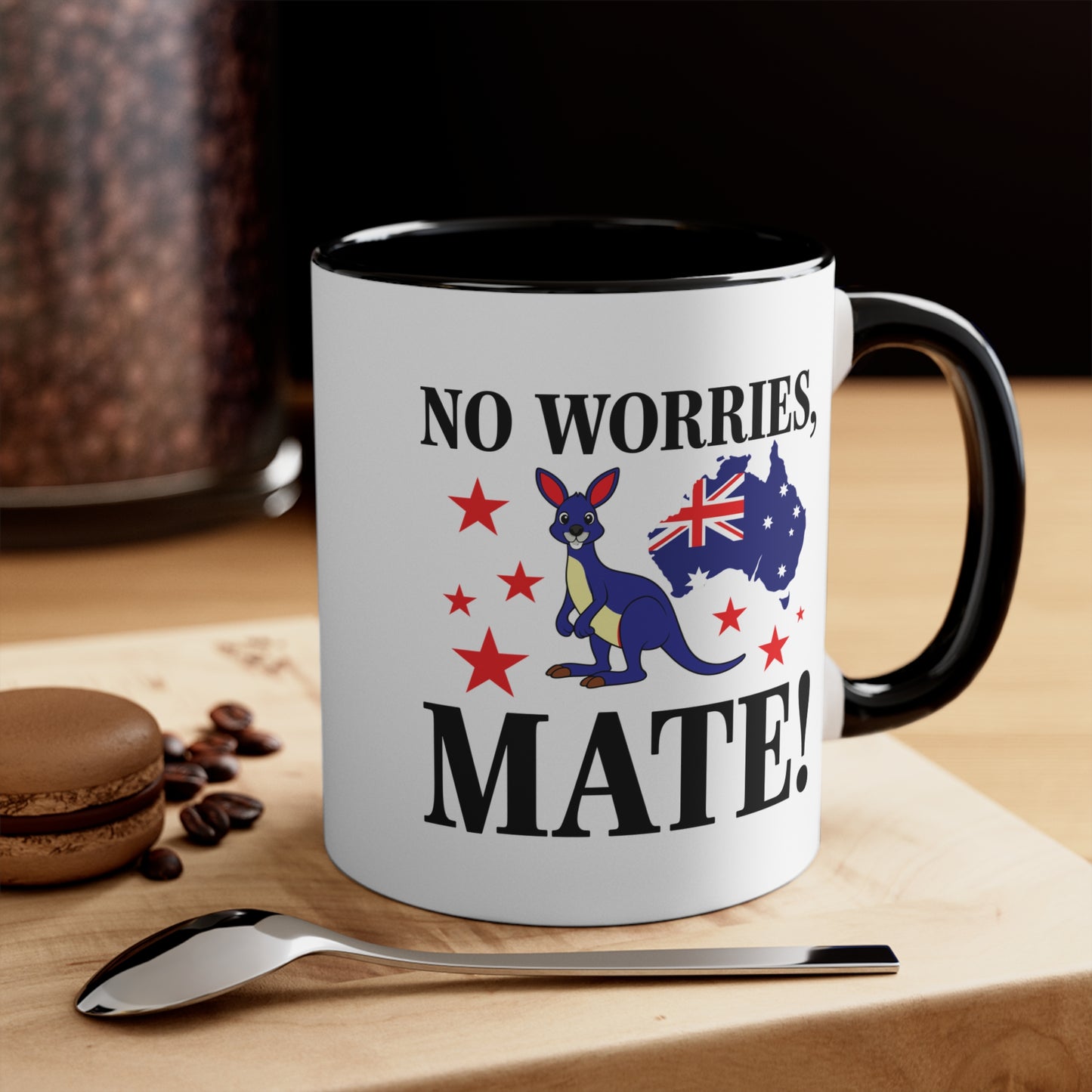 No Worries Mate Mug | Funny Aussie Pride Coffee Cup