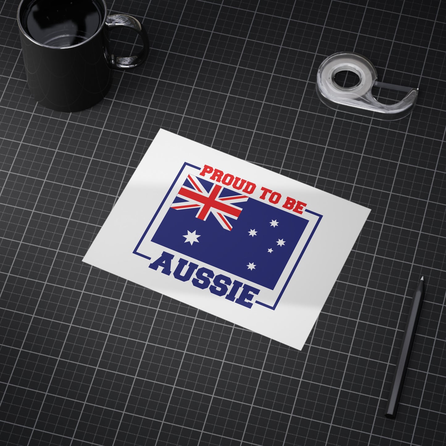 Proud Aussie Poster | Australian Pride Wall Art