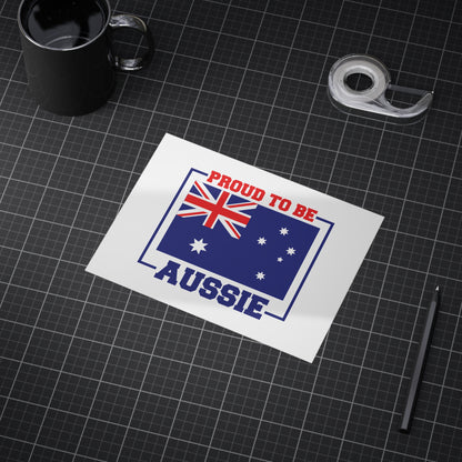 Proud Aussie Poster | Australian Pride Wall Art