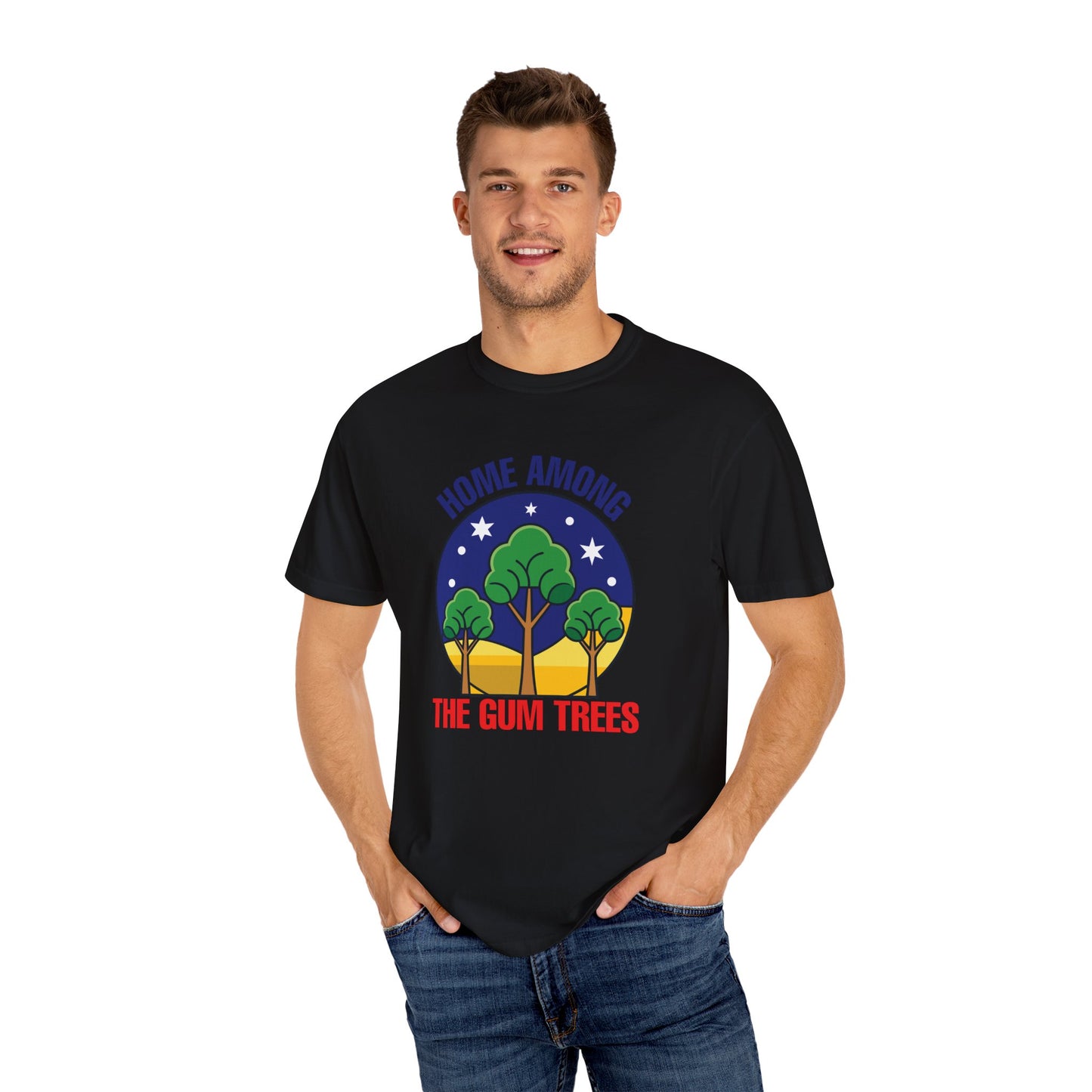Home Among The Gum Trees T-Shirt | Aussie Pride Unisex Tee | Australian Spirit Shirt – BackToClassy