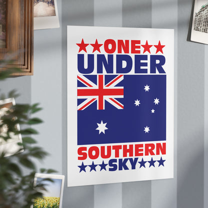 Southern Sky Poster | Australian Unity Wall Art