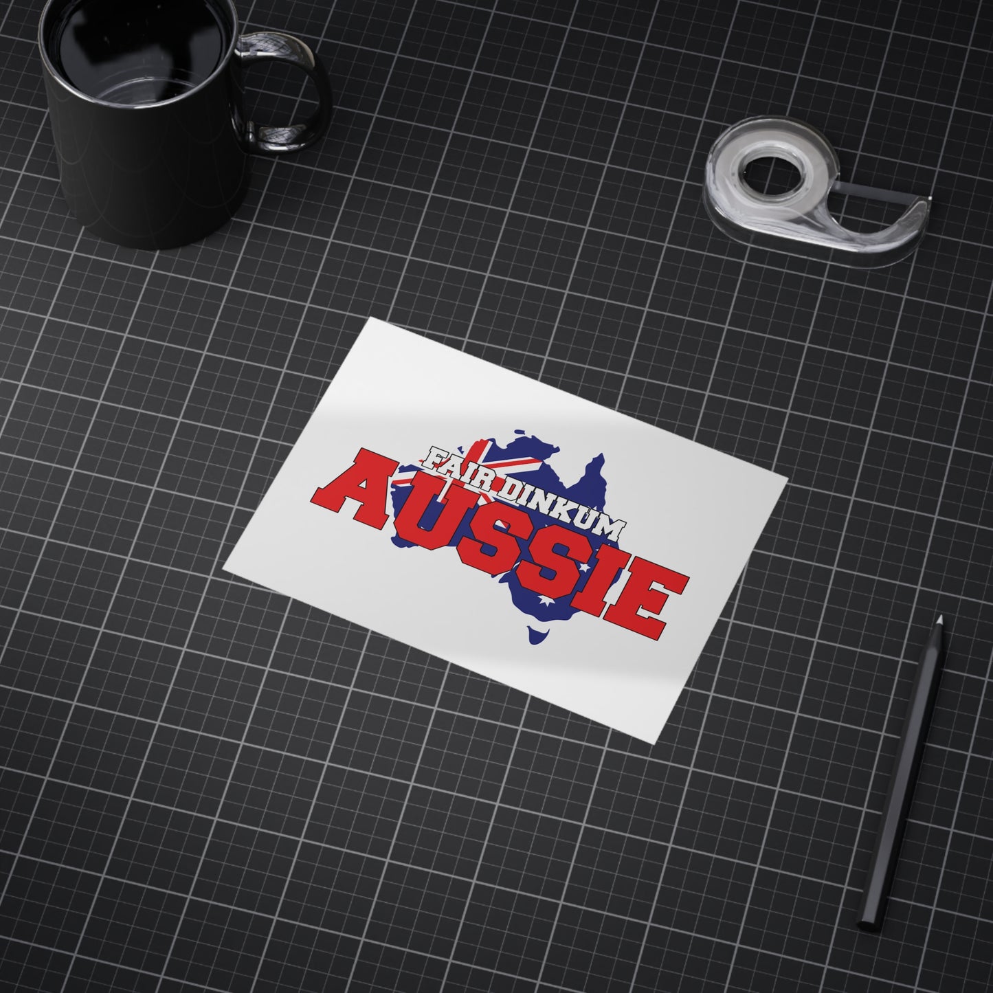 Fair Dinkum Poster | True Blue Aussie Wall Art