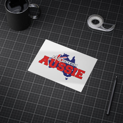 Fair Dinkum Poster | True Blue Aussie Wall Art