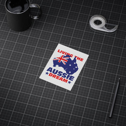 Aussie Dream Poster | Australian Pride Wall Art