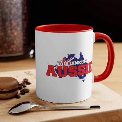 Fair Dinkum Mug | True Blue Aussie Spirit Coffee Cup