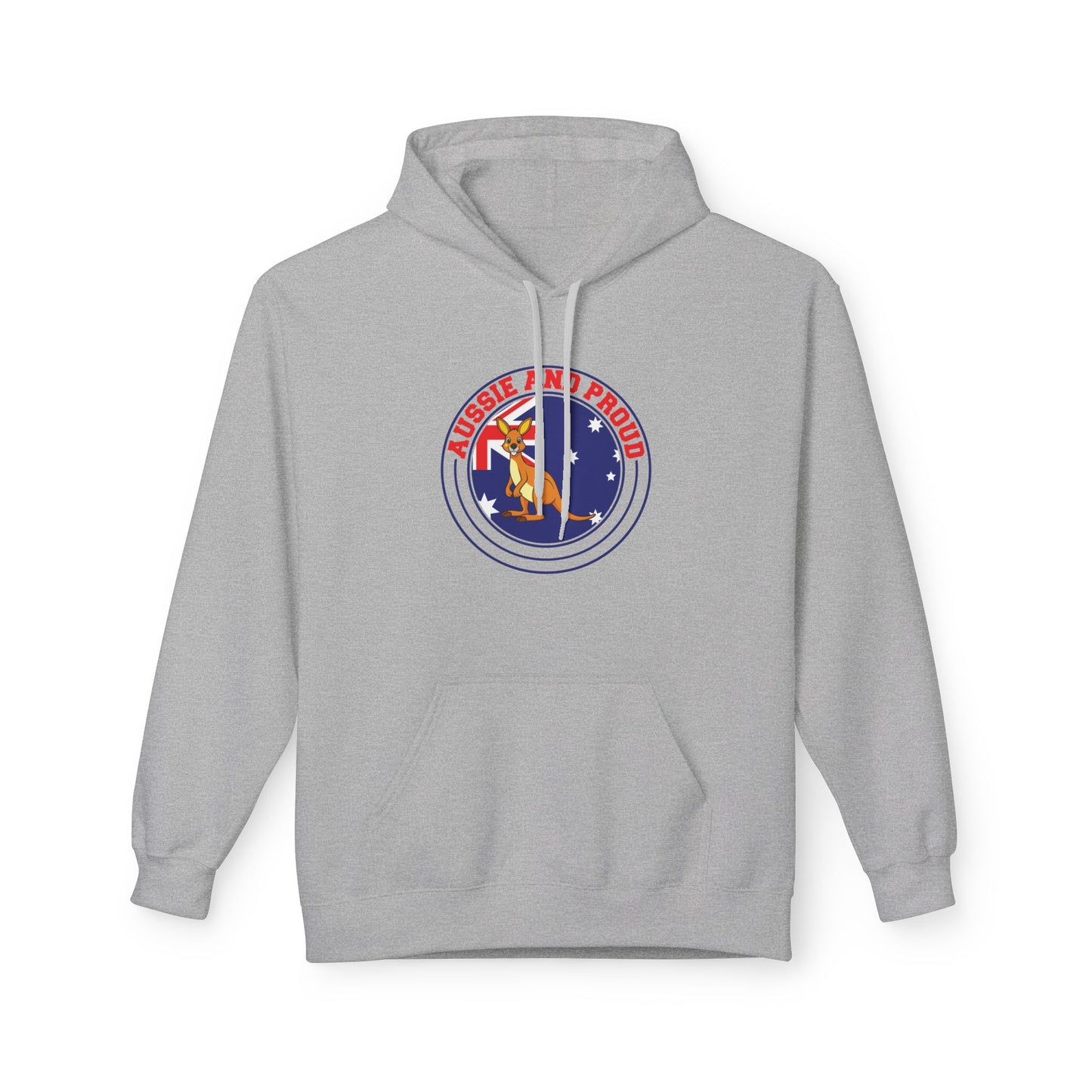 Aussie and Proud Hoodie | Australian Pride Unisex Fleece Hoodie | True Blue Aussie Spirit Sweatshirt – BackToClassy
